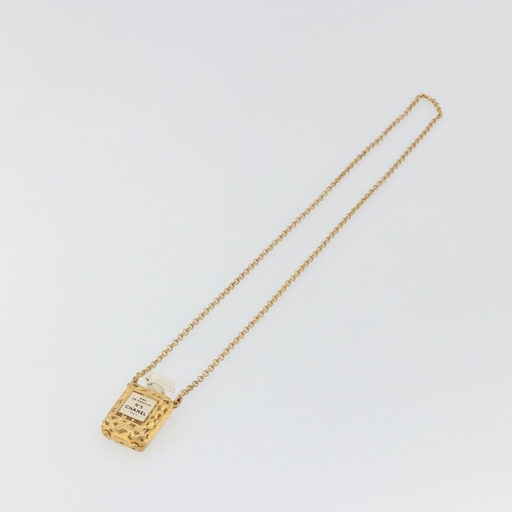 Chanel CC No.5 Perfume Bottle Pendant Metal